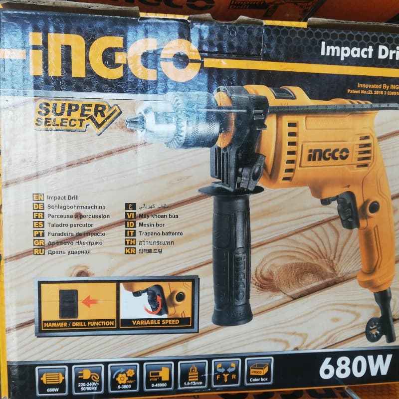 Impact drill machine 680w