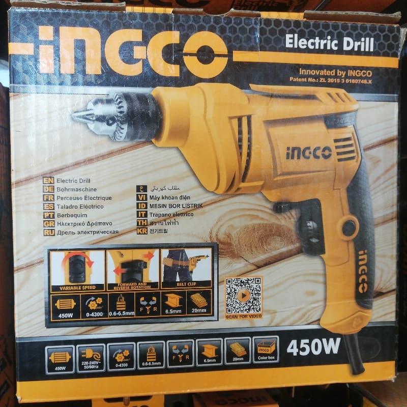 Electric drill machine 450W