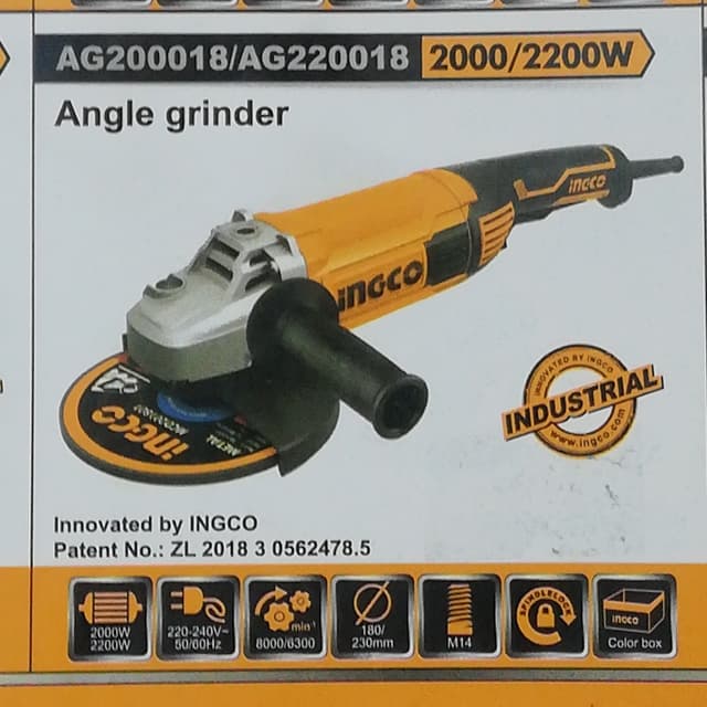 Angle grinder 2000W
